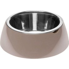 Ferplast Jolie Kedi ve Köpekler Için Çelik Mama ve Su Kabı Gri 500 ml S