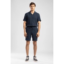 Lee Cooper Bosea Erkek Regular Fit Şort Mavi