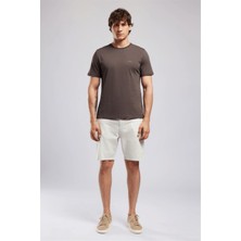 Lee Cooper Burf Erkek Rahat Kesim Şort Beyaz