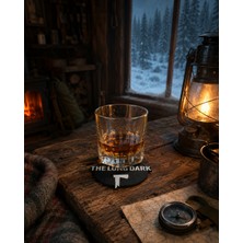Goka 3D Craft The Long Dark Logolu Bardak Altlığı - Gamer Oda Aksesuarı - 10 cm