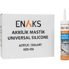 Enaks Silikonize Mastik 500GR Gri