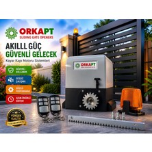 Orka Pt 1500 Otomatik Sürgülü Yana Kayar Bahçe Garaj Kapı Motoru ( Kit Paket )
