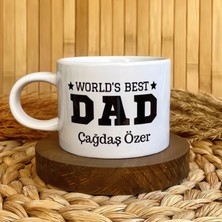 Loren Gift Babalar Günü Worlds Best Dad Temalı Kişiye Özel Elit Kupa
