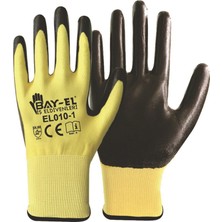 Bay-Tec EL010 Eldi̇ven Sarı-Si̇yah 1/2 9''