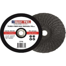 Bay-Tec MK0195 Turbo 115X22X23 Fi̇ber Di̇sk Zımpara