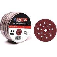Bay-Tec MK0253 Cırt Zımpara Deli̇kli̇ 225MM 120KUM (100'LÜ Paket)