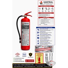 Santral D Tozlu 4 kg Yangın Söndürme Cihazı(Metal Yangınları Için)