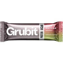 Grubit Çilek & Matcha Aromalı Protein Bar (12 adet)