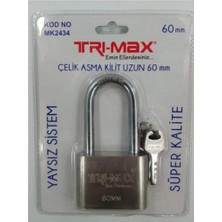 Bay-Tec MK2434 Tri̇-Max Çeli̇k Asma Ki̇li̇t Uzun 60MM