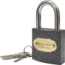 Bay-Tec MK2324 Gri̇ Asma Ki̇li̇t 38 mm