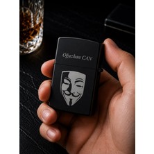 Home Dekor Hediye Isime Kişiye Özel V For Vendetta Temalı Benzinli Çakmak Premium Hediye Dolu Gönderim