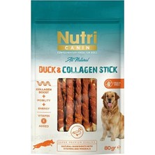 Nutri Canin Ördek Eti Sargılı Kolajen Çubuk Tahılsız Köpek Et Ödülü 80 gr