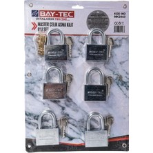 Bay-Tec MK2443 Master Çeli̇k Asma 55MM 6'lı
