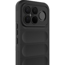 Lyon Tech Xiaomi Poco F8 Ultra Kılıf Zore Etnik Silikon Kapak – Kadife Iç Yüzeyli Esnek Tpu Koruyucu