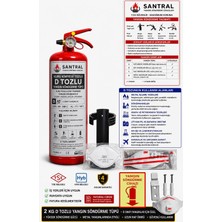 Santral D Tozlu 2 kg Yangın Söndürme Tüpü(Metal Yangınları Için)