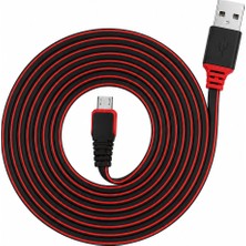 Al-tech Bilişim 3 Metre Micro USB Şarj Kablosu Ps4 Kolu Hoparlör Ip Kamera Powerbank Android Cihazlar Için