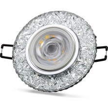 sbodurhome Noas YL65 1677 Hektor LED Çerçeveli 4000K Kristal Cam Spot Kasa - Priz ve Anahtar Için Uyumlu Ç