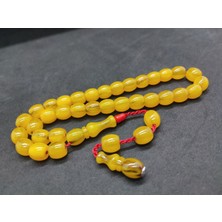 İskeçe Tesbih Zeyzun Usta Eseri̇ Çift Zımpara Çift Cilalı Çatır Çatır Sesi Ile Sıkma Kehri̇bar Sertifikalı 9936