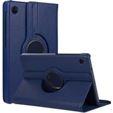 Bezos Galaxy Tab A11 360 Tablet Deri Kılıf - Lacivert