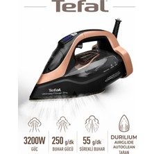 Tefal Ultimate Power Pro Buharlı Ütü 3200W 300 gr Şok Buhar Akıllı Ekran