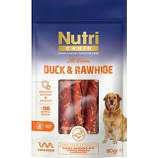 Nutri Canin Ördek Eti Sarılı Kemik Köpek Ödülü 80 gr