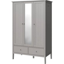 Ikea Gullaberg Aynalı Portmanto: Gri Renk, 128.0X64.0X201.0 cm Ebatlarıyla Şık ve Geniş Hacimli Çözü