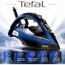 Tefal Ultimate Pure Buharlı Ütü 3200W Güçlü Buhar Performanslı Durilium Airglide Tabanlı