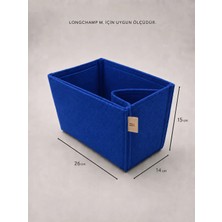Marjinal W Club Tek  Suluklu  Long....  M   Canta Icın Duzenleyıcı Organızer  Saks Mavı  Renk 26 x 15 x 14  Olculu  (  Uzunluk  x Yukseklık  x Genıslık )