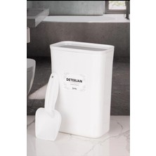 Nyl Home Vakum Kapaklı Akrilik 3 Litre Deterjan Kutucu Kürek Hediyeli