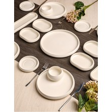 Nyl Home 25 Parça Porselen Kahvaltı Takımı - Servis Sunum Seti - 6 Kişilik Kahvaltılık Set