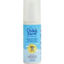 Childs Farm Çocuk Güneş Spreyi SPF 50+ 100 ml Parfümsüz Hassas Ciltler İçin Koruma