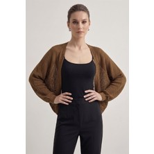 Neden Tekstil Premium Ajurlu İnce Triko Bolero Hırka