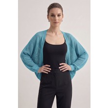 Neden Tekstil Premium Ajurlu İnce Triko Bolero Hırka