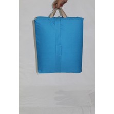 Beyna Spor Minderleri Lacivert Katlanır Taşınabilir Şezlong Minderi Saks Mavisi 180*55*4CM Hasır