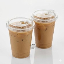 Tabakgroup 14 Oz Şeffaf Plastik Bardak 400 cc - Meyve Suyu, Smoothie, Meşrubat Bardağı, Soğuk Kahve, Bubble, Bubble Tea Bardağı, Mlkshake Bardağı - Dayanıklı ve Sızdırmaz Pet Bardak 400 ml