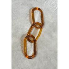 Lara Decor Sıcak Cam Zincir Amber