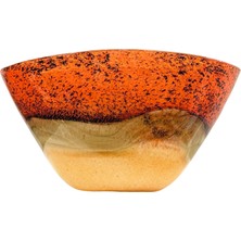 Lara Decor Nar Çiçeği Benekli Cam Kase