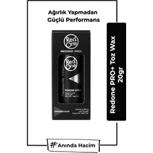 Redone Pro+ Toz Wax Siyah 20 gr - Ekstra Güçlü Tutuş & Maksimum Hacim & Mat Görünüm