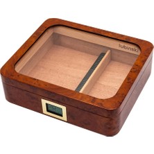 Lubinski Yeni Seri Basic Puro Kutusu Humidor 30's Kahve
