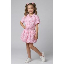 Dmb Kids Kız Çocuk Balon Etekli Takım DMB-0789