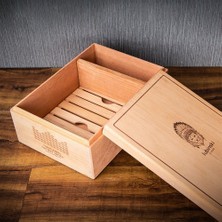 Lubinski Yeni Seri Simple Dolap Içi Humidor Puro Kutusu 100'S