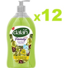 Dalan Family Sıvı Sabun Zeytin Mucizesi 400ML x 12 Adet