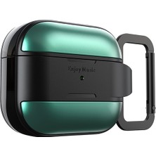 Airpods 3. Nesil Uyumlu Kılıf M-Safe Özellikli Mutural Meiwo Serisi Kapak Yeşil