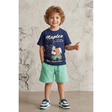 Dmb Kids Erkek Çocuk Penye Şortlu Takım DMB-7637