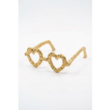 sembol Gold Döküm Gözlük Obje 17*17*6