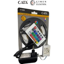 Tech Butiq Cata Ct 4557 Rgb Şerit LED Set 5 mt Rgb LED 3 Renk+Trafo+ Kumanda