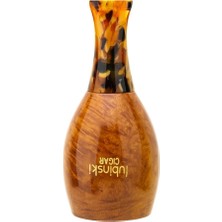 Lubinski Yeni 4 Boy Kullanım Briar Puro Ağızlığı 9mm Filtreli Big Brown (38-57 Ring)