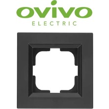 MiraLive Ovivo Antrasit Tekli Çerçeve Quantum