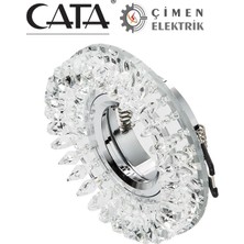 AyrStore Buğz Cata Ct 6569 Menekşe Kristal Cam Spot Kasası