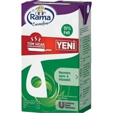 Rama Krema Sıcak Uygulama %15 Yağlı 1 Lt x 8 Adet (Koli)